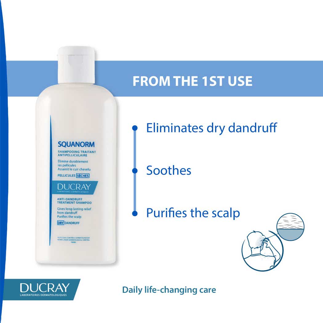 Ducray Squanorm Dry Scalp Shampoo 200ml