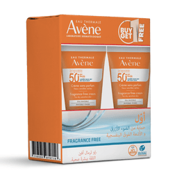 افين كريم +SPF50 خال من العطر 50 مل عبوة ترويجية 1+1 - Care Up