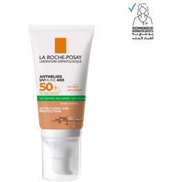 لا روش بوزيه أنثيليوس اكس ال جل واقي شمس ملوّن SPF50+ للبشرة الدهنية 50مل - Care Up