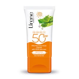 لايرين واقي من الشمس للوجه بعامل حماية اس بي اف 50 50مل - Care Up