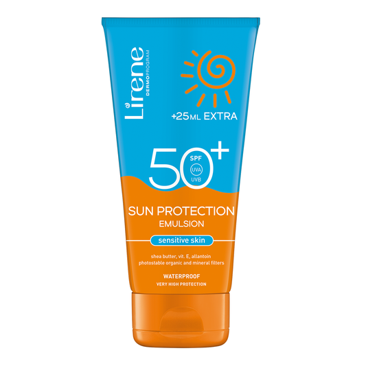 لايرين لوشن واقي شمس ضد الماء للبشرة الحساسةspf50 175مل