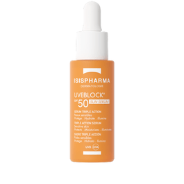 SPF 50 + ايزيس فارما واقي شمس سيروم مرطب حماية و توهج طبيعي للبشرة 28 مل - Care Up