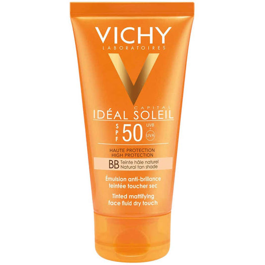 فيشي إيديال سولاي واقي شمس بي بي كريم للبشرة المختلطة إلى الدهنية SPF50 ٥٠ مل